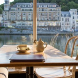 Cuppa with a view in Dinant